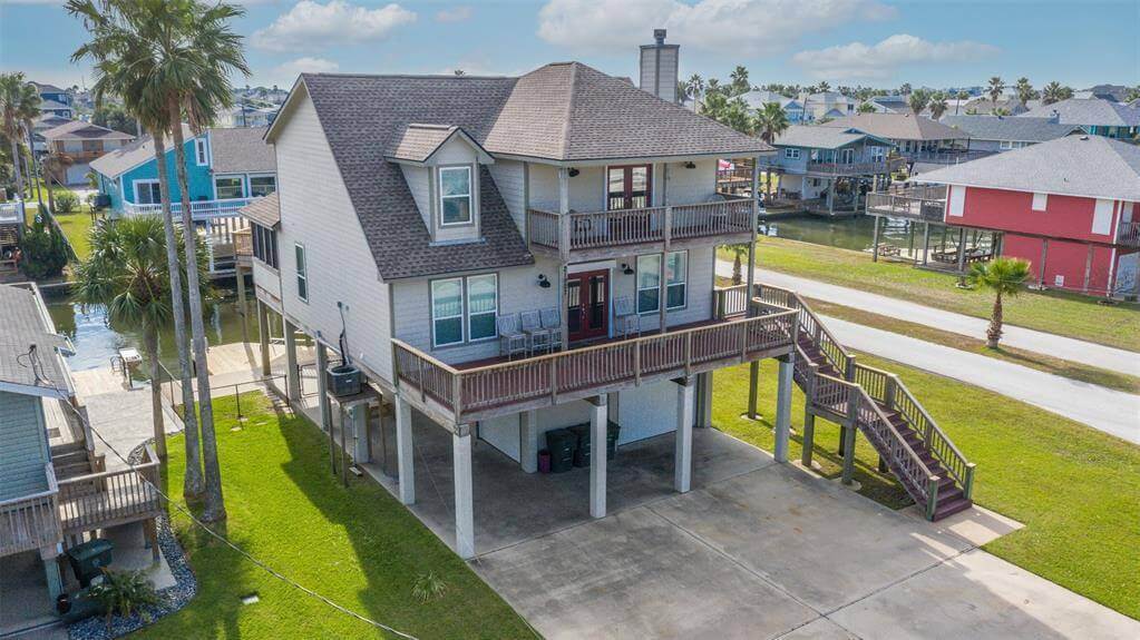 Sea Isle community on the West End of Galveston